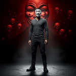 Load image into Gallery viewer, Neon Stitches LED Mask Wire Light Up Purge Halloween Costume Mask Cosplay Party
