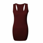 Load image into Gallery viewer, New Ladies Womens Long Racer Back Bodycon Muscle Vest Top Gym Top 8-26
