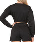 LUXE DIVA Women's Knit Jumper and Shorts Co-Ord Set