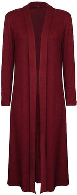Load image into Gallery viewer, Womens Maxi Plus Size Long Cardigans for Women Collared Top
