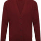 Girls V-Neck School Cardigans Long Sleeve Button-up knitwear for School Uniform