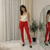 LUXE DIVA Ladies Women & Girls Stretch Denim Look Skinny Jeggings Leggings with Zip and Pockets UK Size 10-22