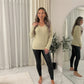 LUXE DIVA LADIES V/N KNITTED LONG SLEEVE JUMPER BACK IN STOCK