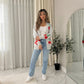 LUXE DIVA Womens Long Sleeve Cherries Print Open Front Knitted Jumper Cardigan 8-14