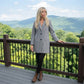 LUXE DIVA Women's Italian Wool Look Jacket 2 Pocket Long Sleeve Collared Button Coat