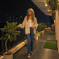 LUXE DIVA Women's Cherry Print Balloon Sleeve Cardigan Knitted Jumper Sweater