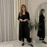 LUXE DIVA Women's Plus Size Longline Maxi Cardigan Open Front Coatigan 8-26