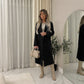 LUXE DIVA Women's Winter Wool Coat Warm Long Sleeve Mid Length Jacket S-2XL