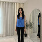 LUXE DIVA Women’s Swing Hem Sleeveless Tank Top