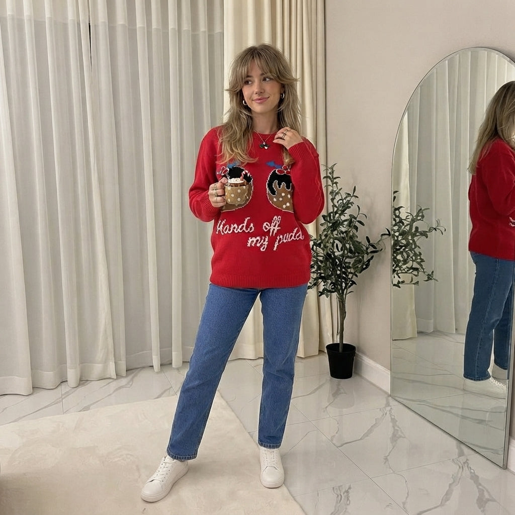 LUXE DIVA Christmas Jumpers Santa Suits LED Fairy Wings Turkey Gobbler Hat