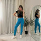 LUXE DIVA Women's Plain Viscose Full Length Leggings Plus Size 16-26