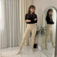 LUXE DIVA Women's Plain Viscose Full Length Leggings Plus Size 16-26