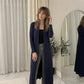 LUXE DIVA Women's Plus Size Longline Maxi Cardigan Open Front Coatigan 8-26