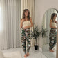 LUXE DIVA Women’s Harem Pants Trousers | Printed Full Length Ali Baba Baggy Trousers with Side Slits & Ankle Cuffs | Casual Stretch Yoga Sweatpants | Sizes 8-26