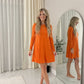 LUXE DIVA WOMEN LADIES LONG SLEEVE SWING DRESS FLARED A LINE SKATER DRESS TOP SIZE 8-26