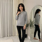 LUXE DIVA Ladies Diamond Pattern Knitted Jumper Stylish Women's Sweater
