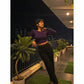 LUXE DIVA Women's Long Sleeve Round Neck Crop Top Casual Stretchy Fitted