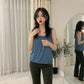 LUXE DIVA Women’s Swing Hem Sleeveless Tank Top