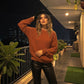 LUXE DIVA Women's Chunky Knit Jumper Plus Size Warm Long Sleeve Sweater
