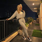 LUXE DIVA Women's Cable Knit Loungewear Top & Bottom 2 Piece Co-Ord Set Sizes 8-14