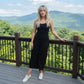 LUXE DIVA Women's Wide Leg 3/4 Length Palazzo Trousers Elasticated Waist Sizes 8-26