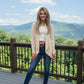 LUXE DIVA Women's Draped Waterfall Cardigan Asymmetric Hem Long Sleeve Loose Fit 8-26