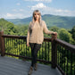 LUXE DIVA Women's Aran Cable Knit Cardigan 7 Button Long Sleeve 2 Pocket Sizes 8-22