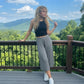 LUXE DIVA Women's Wide Leg 3/4 Length Palazzo Trousers Elasticated Waist Sizes 8-26
