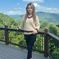 LUXE DIVA Women's Cable Knit V Neck Cricket Jumper Long Sleeve Sweater