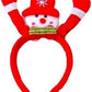 LUXE DIVA Christmas Headband Head Bopper One Size Hair Accessory for Fancy Dress & Parties Kids Adult