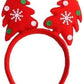 LUXE DIVA Christmas Headband Head Bopper One Size Hair Accessory for Fancy Dress & Parties Kids Adult