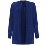 Load image into Gallery viewer, LUXE-DIVA Women&#39;s Plus Cable Knitted Open Pocket Cardigan Chunky Long Sleeve Grandad 16-26 Knitwear Womenswear Ladies Tops Underwear Waffle Lady Knitting Comfort Longsleeves
