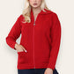 LUXE DIVA Womens Collar Zip Cable Knit Cardigan Ladies Long Sleeve Pullover Pocket Jumper