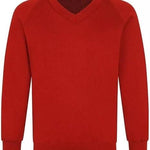 Load image into Gallery viewer, LUXE DIVA Girls Jumper Pullover V Neck School Uniform Kids Long Sleeve Sweater
