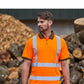 LUXEDIVA Mens HI Viz Polo T-Shirt Top Size S to 2XL