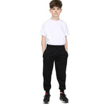 Load image into Gallery viewer, LUXE DIVA Boys Kids Plain Fleece Jogging Bottoms Joggers PE School Sports Casual Wear
