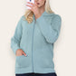 LUXE DIVA Womens Collar Zip Cable Knit Cardigan Ladies Long Sleeve Pullover Pocket Jumper