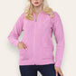 LUXE DIVA Womens Collar Zip Cable Knit Cardigan Ladies Long Sleeve Pullover Pocket Jumper