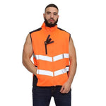 Load image into Gallery viewer, HUBIBUBI Mens Hi Viz Body Warmer High Visibility Gilet Jacket | Hi Viz Fleece Lined Waterproof Workwear Security Safety Wear Reflective Tape Gilet Waistcoat Phone &amp; ID Pockets Vest Top S-3XL

