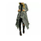 LUXE DIVA Ladies Womens Long Sleeve Knitted Aztec Pattern Open Waterfall Tassel Cardigan Aztec Diamond