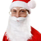 LUXE DIVA Santa Claus Hair Wigs Father Christmas Wigs and Beard Set Adult Size One-Size Halloween Wig for Fancy Dress Costume Christmas Wig for Fancy Dress Costume