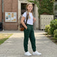 LUXE DIVA Girls Fleece Jogging Bottoms Kids PE Tracksuit Trousers School Sportswear