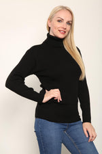 Load image into Gallery viewer, LUXE DIVA LADIES KNITTED POLO NECK JUMPER REMEL LABEL ( merry gold ) SUPER STRECH FINE KNIT POLO NECK
