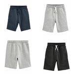 Load image into Gallery viewer, LUXE DIVA Unisex Kids Boy Girls Plain Fleece Shorts PE School Jogging Sports Casual Wear 2-13 Years
