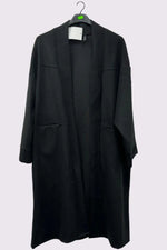 Load image into Gallery viewer, LUXE DIVA Plain Soft Feel Pockets Oversize  Longline Jacket
