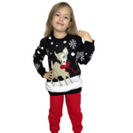 Load image into Gallery viewer, LUXE DIVA Kids Boys Girls Children Unisex XMAS Christmas Jumpers Knitted Reindeer Rudolph
