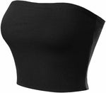 Load image into Gallery viewer, LUXEDIVA Ladies Strapless Bandeau Elastic Stretch Vest Womens Bra BoobTube Tank Crop Top
