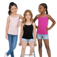 LUXE DIVA Pack of 3 Spaghetti Strap Tank Tops for Girls