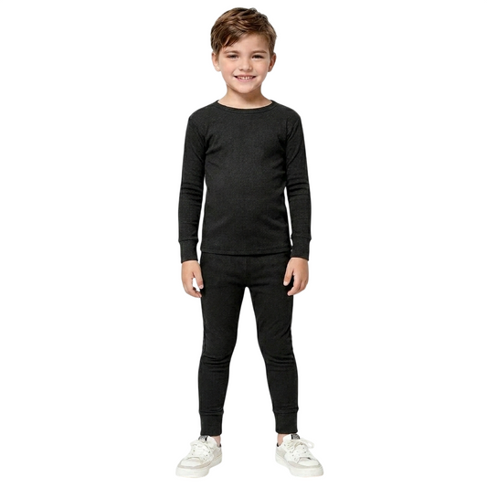 LUXE DIVA Kids Unisex Thermal Long Johns Set