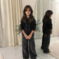 LUXE DIVA Kids Unisex Plain Pullover Fleece Hoodie Boys Girls